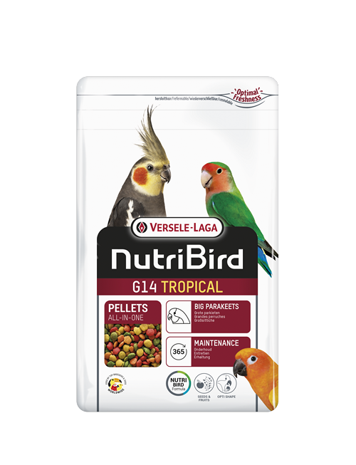 NutriBird G14 Tropical Ninfas y Agapornis 1 kg